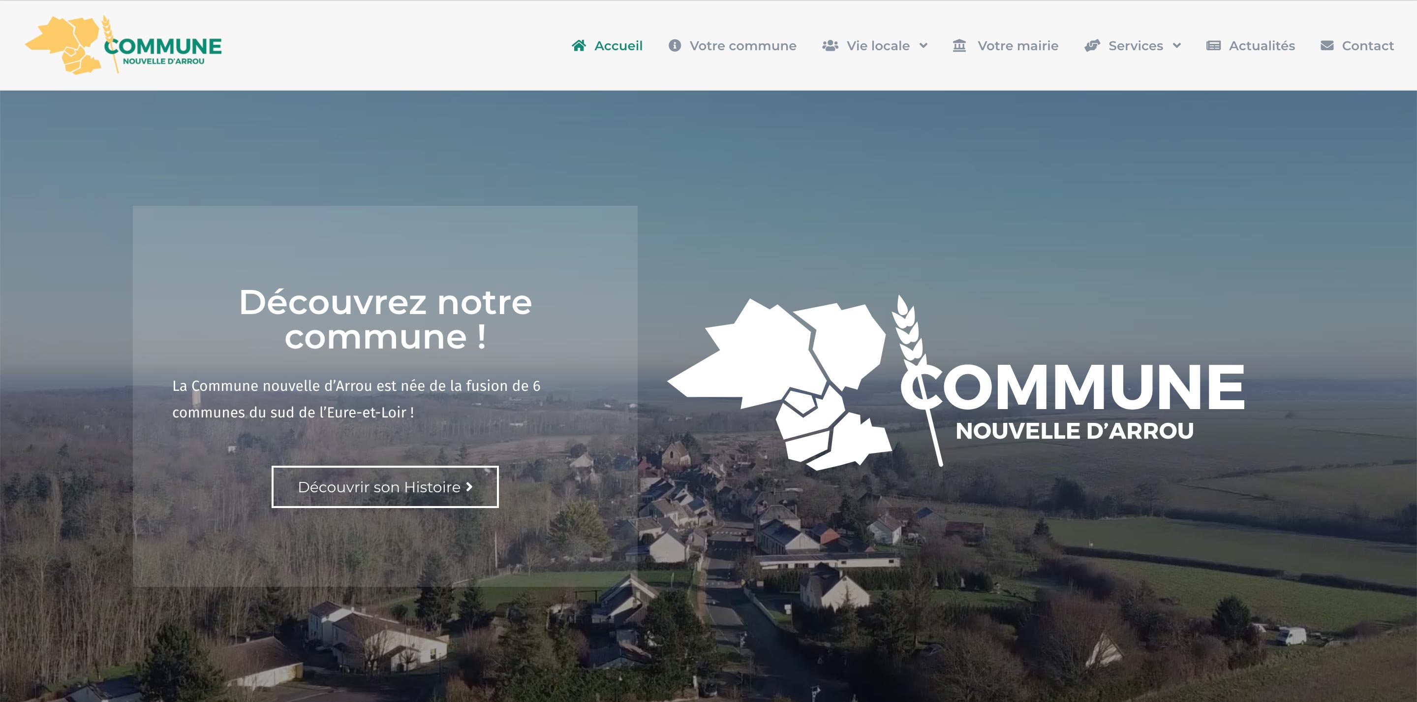 site commune nouvelle d'arrou